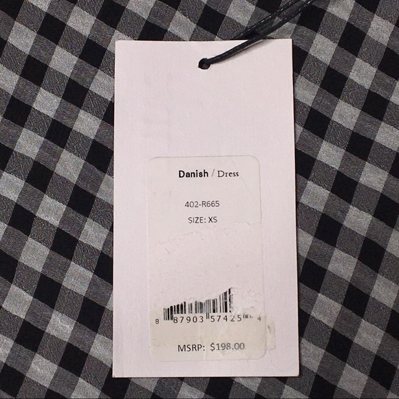 Bailey 44 Danish Gingham Chiffon Mini Dress - Picture 8 of 9